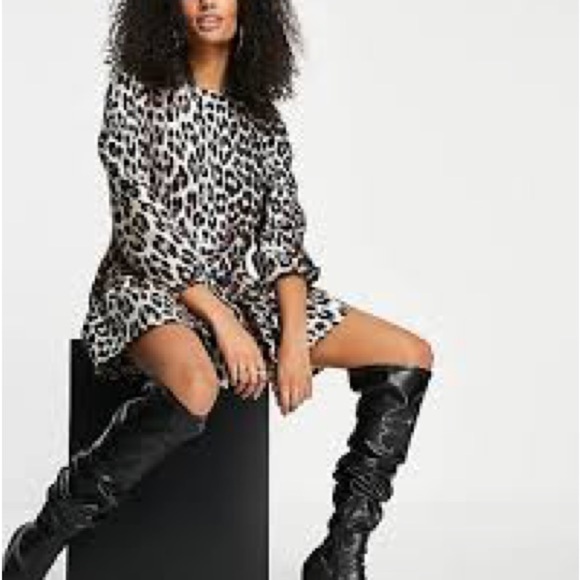 New with tags EDITED genesis leopard print mini dress 👗 - Picture 5 of 6